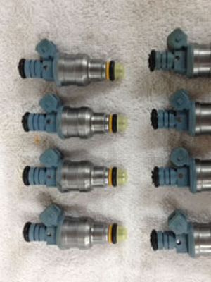 Reconditioned injectors after parts and O-rings were replaced